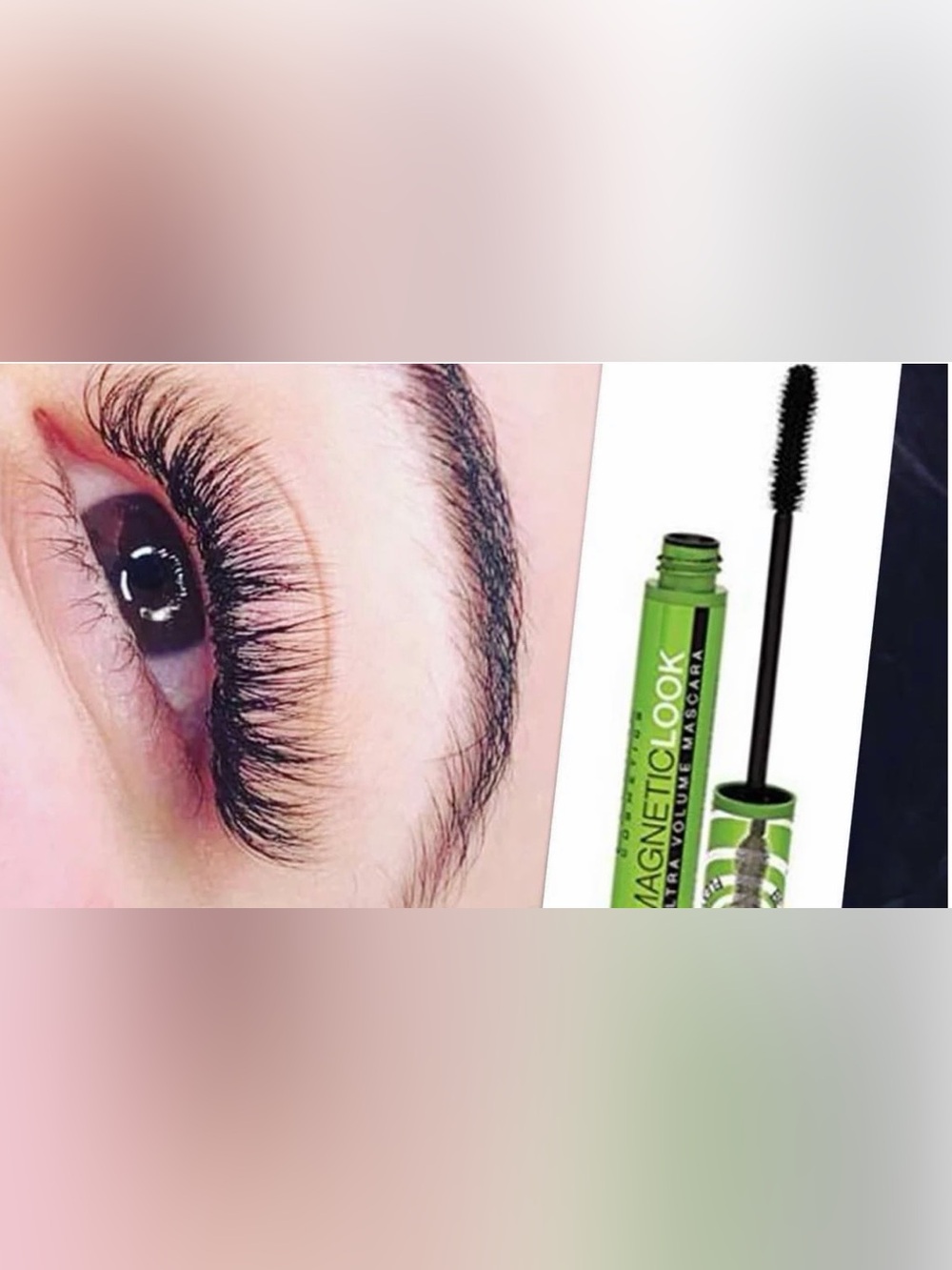 Eveline Magnetic Look Volumizing Mascara - Black- made in Europe